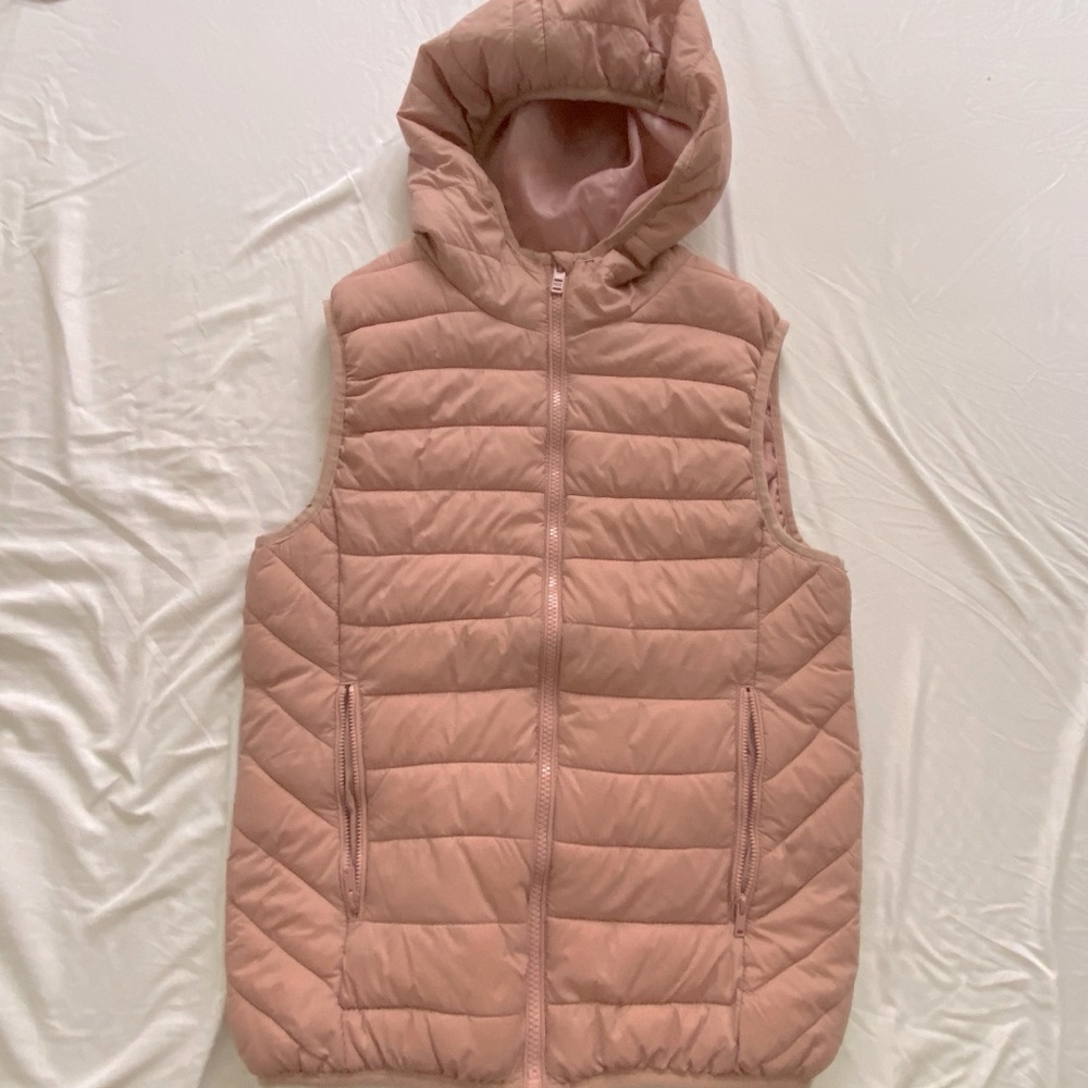 Winter vest pink